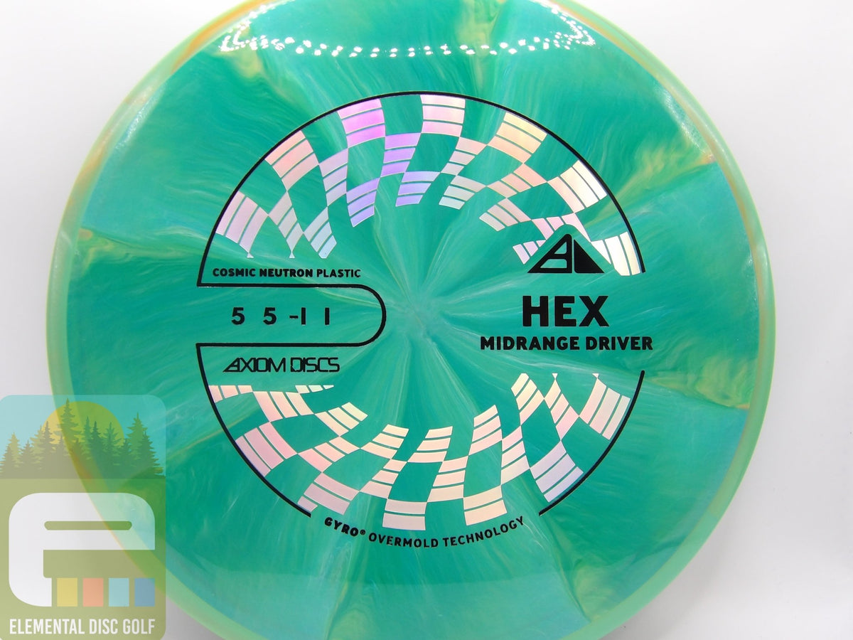 Axiom Cosmic Neutron Hex (5/5/-1/1) - Elemental Disc Golf