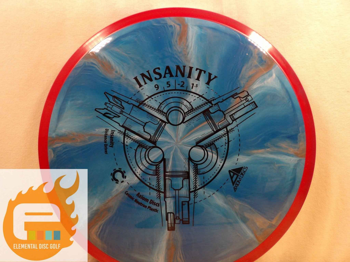 Axiom Cosmic Neutron Insanity (9/5/-2/1.5) - Elemental Disc Golf