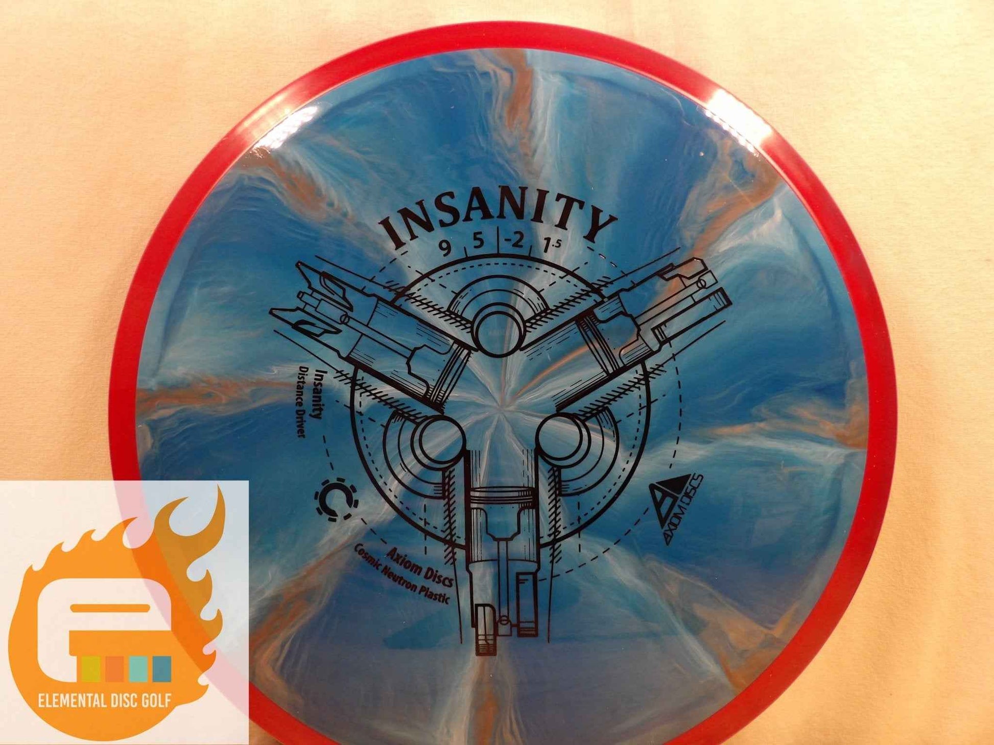 Axiom Cosmic Neutron Insanity (9/5/-2/1.5) - Elemental Disc Golf