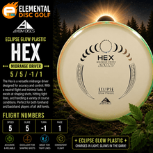 Axiom Eclipse Hex (5/5/-1/1) - Elemental Disc Golf