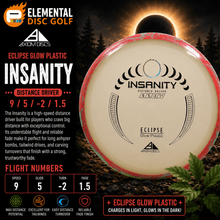 Axiom Eclipse Insanity (9/5/-2/1.5) - Elemental Disc Golf