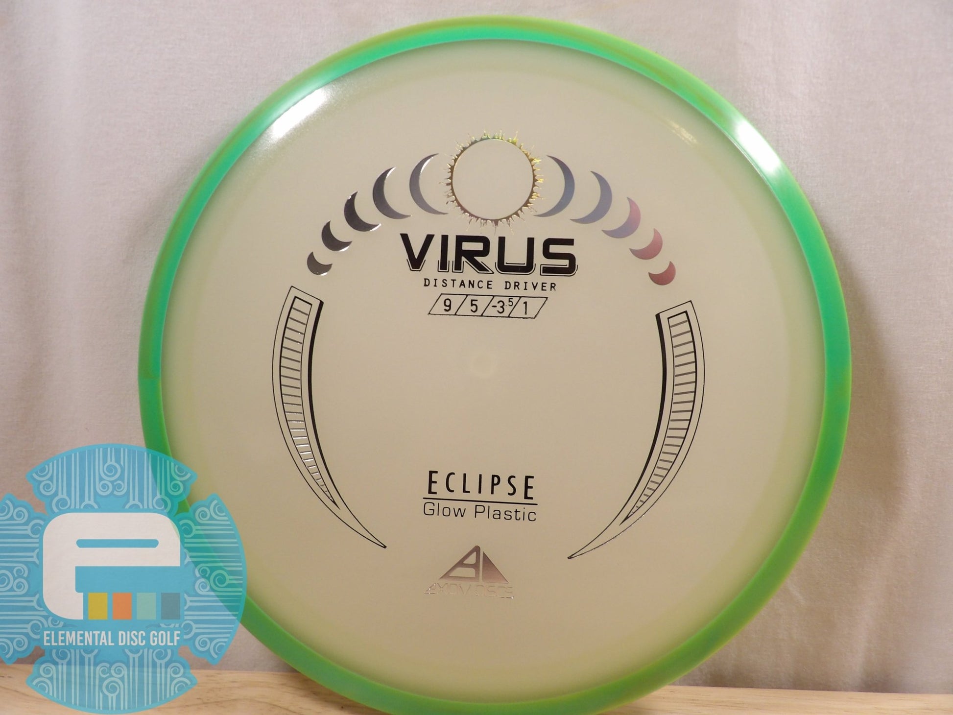 Axiom Eclipse Virus (9/5/ - 3.5/1) - Elemental Disc Golf