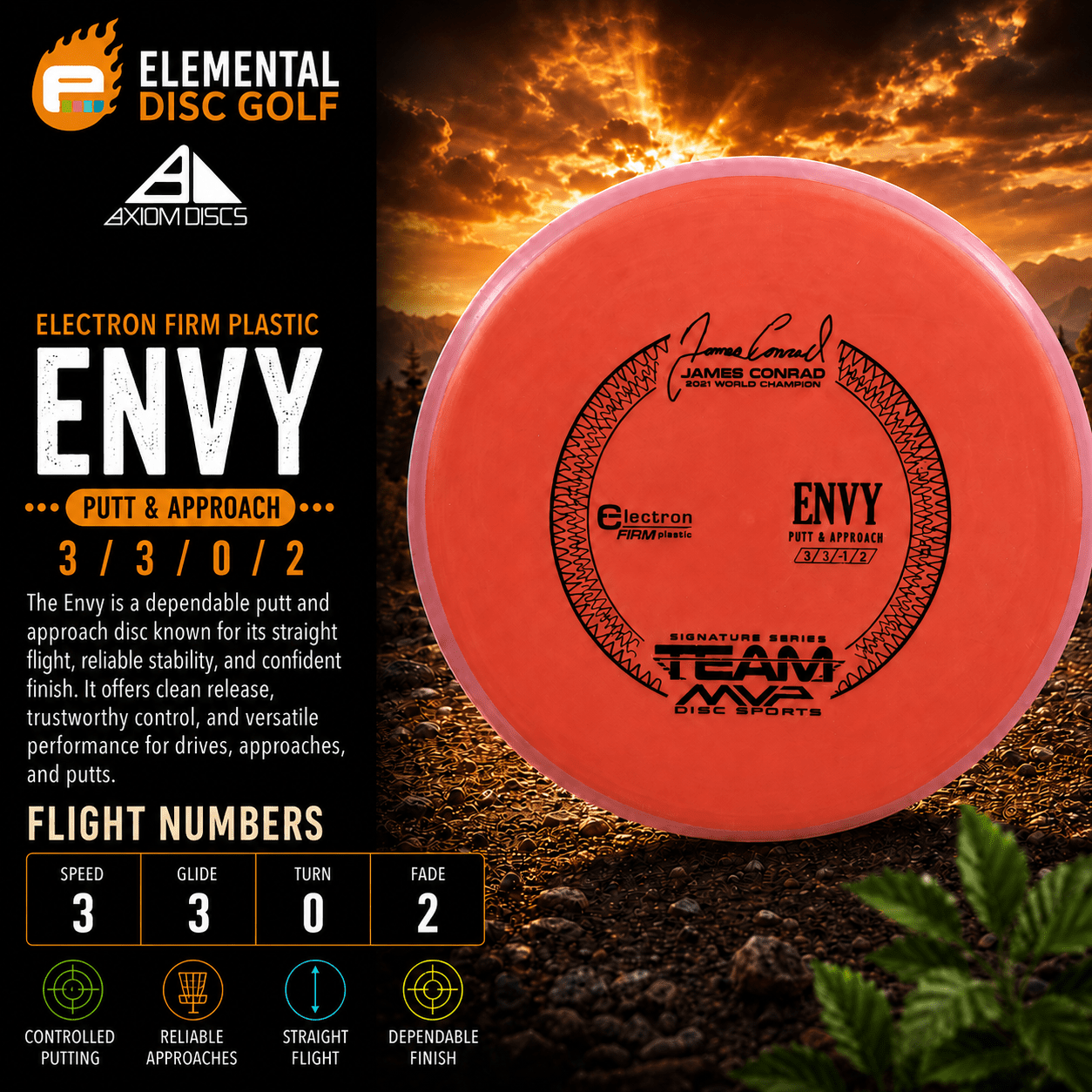Axiom Electron Firm Envy (3/3/0/2) - Elemental Disc Golf