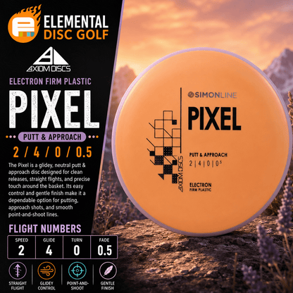 Axiom Electron Firm Pixel (2/4/0/0.5) - Elemental Disc Golf