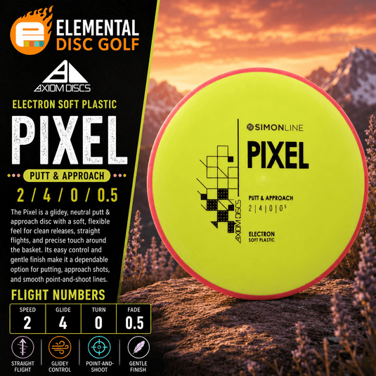 Axiom Electron Soft Pixel (2/4/0/0.5) - Elemental Disc Golf
