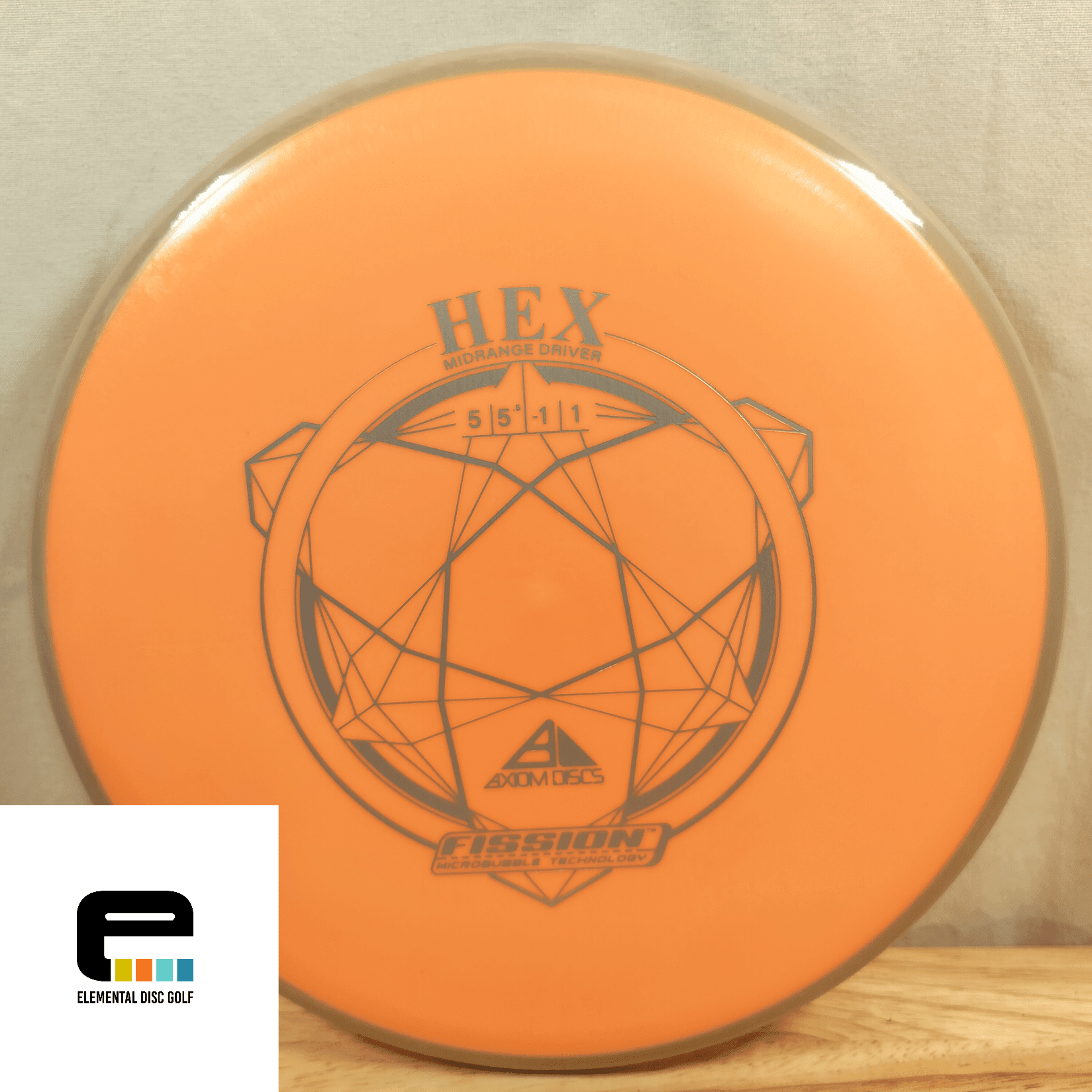 Axiom Fission Hex ( 5/5.5/-1/1 ) - Elemental Disc Golf