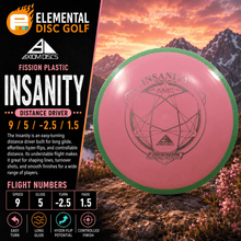 Axiom Fission Insanity (9/5/-2.5/1.5) - Elemental Disc Golf