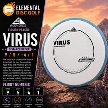 Axiom Fission Virus (9/5/-4/1) - Elemental Disc Golf