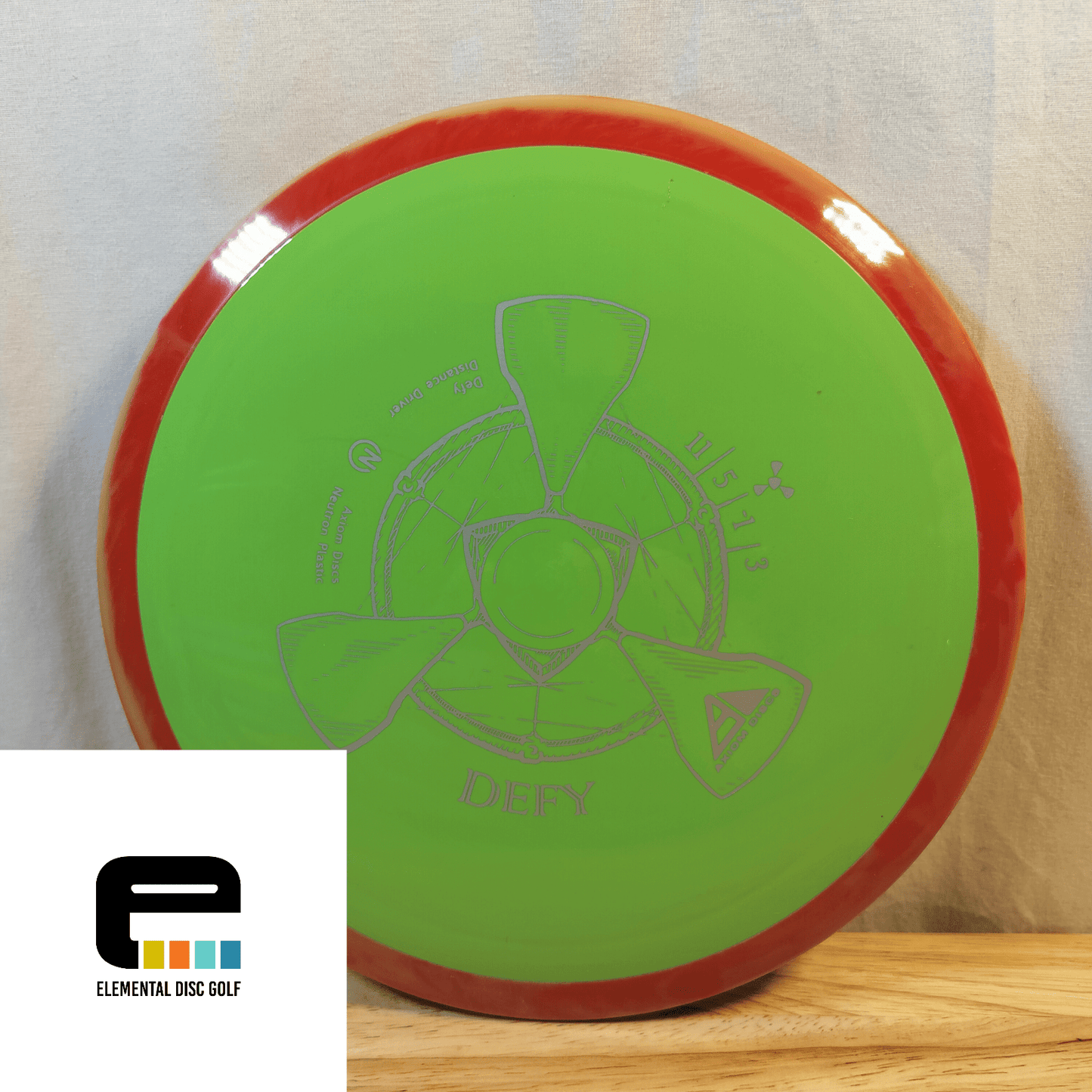 Axiom Neutron Defy (11/5/-1/3) - Elemental Disc Golf