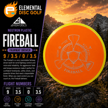 Axiom Neutron Fireball (9/3.5/0/3.5) - Elemental Disc Golf