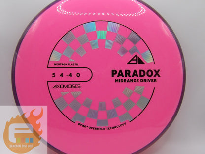 Axiom Neutron Paradox (5/4/-4/0) - Elemental Disc Golf