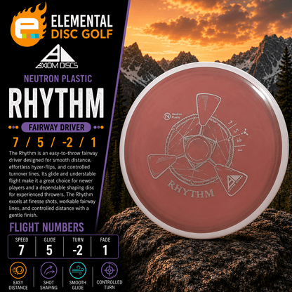 Axiom Neutron Rhythm (7/5/-2/1) - Elemental Disc Golf