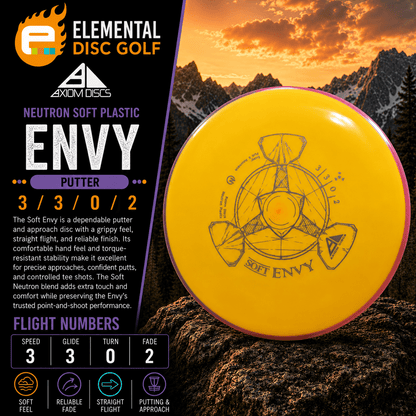 Axiom Neutron Soft Envy (3/3/0/2) - Elemental Disc Golf