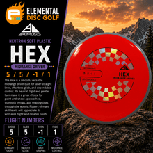 Axiom Neutron Soft Hex (5/5/-1/1) - Elemental Disc Golf