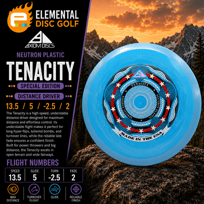 Axiom Neutron Tenacity (13.5/5/-2.5/2) Special Edition - Elemental Disc Golf