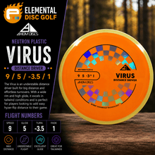 Axiom Neutron Virus (9/5/-3.5/1) - Elemental Disc Golf