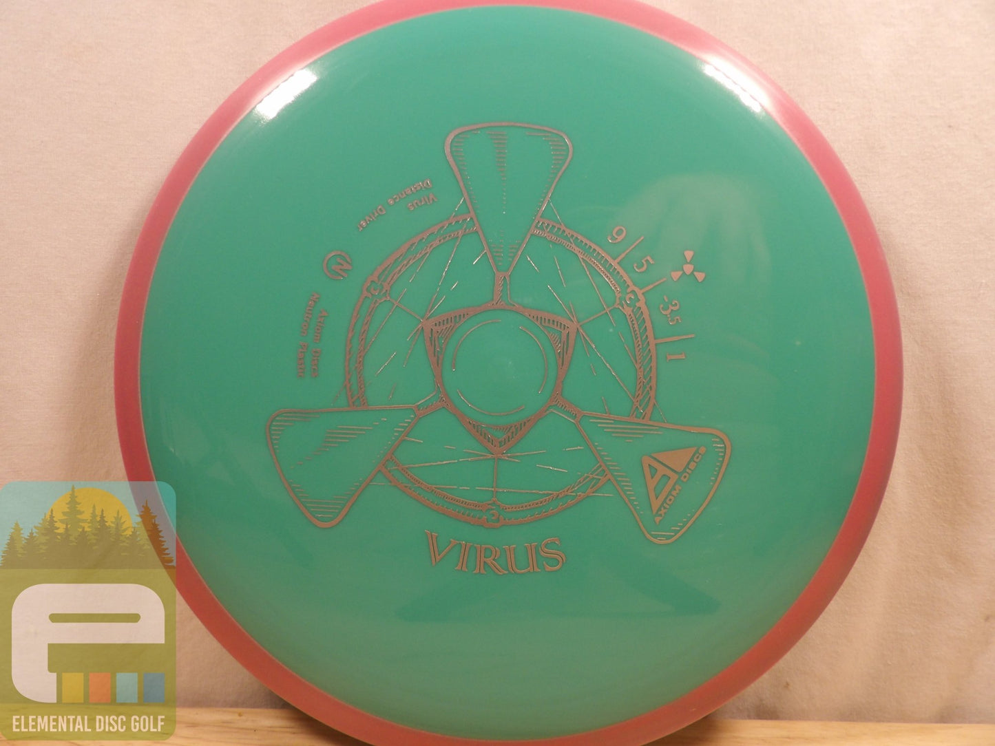 Axiom Neutron Virus (9/5/ - 3.5/1) - Elemental Disc Golf