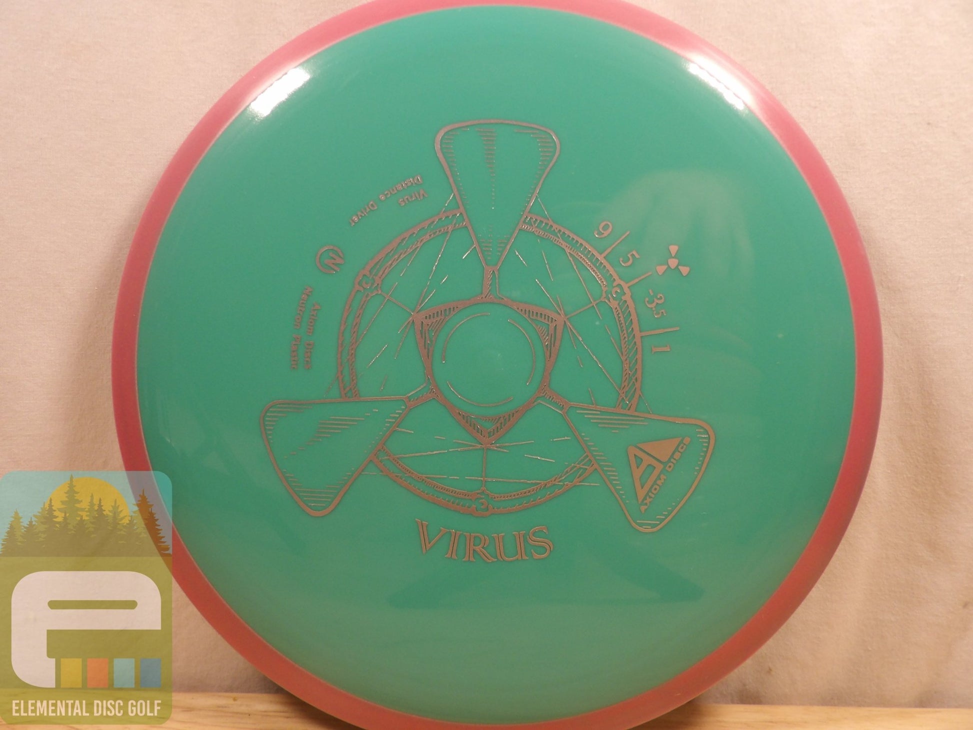 Axiom Neutron Virus (9/5/ - 3.5/1) - Elemental Disc Golf