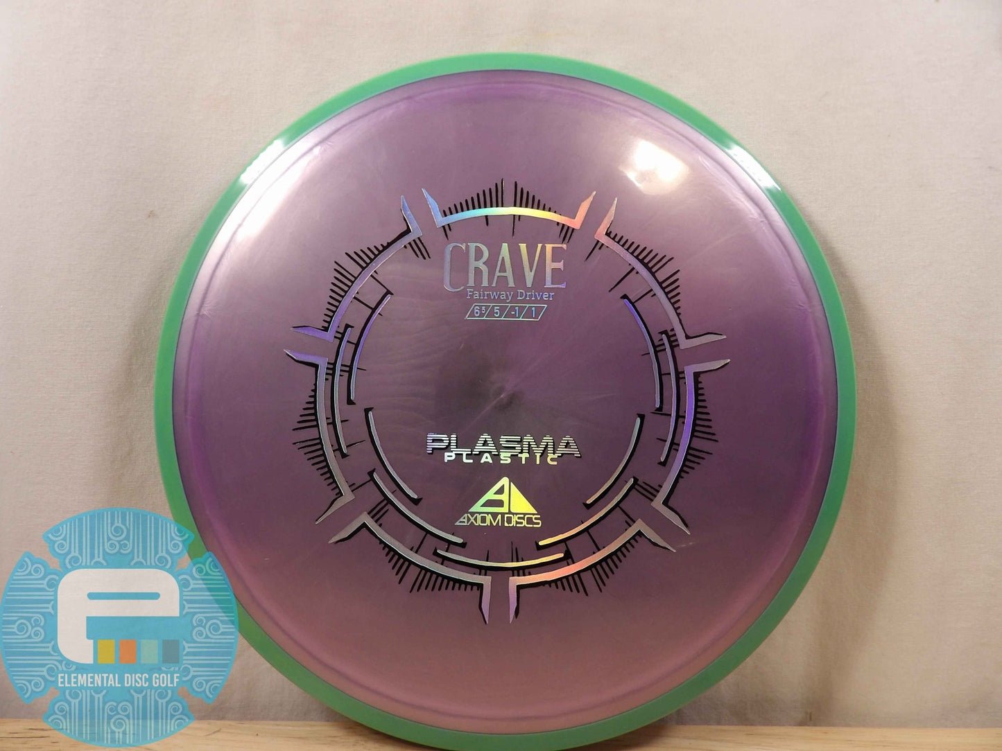 Axiom Plasma Crave (6.5/5/-1/1) - Elemental Disc Golf