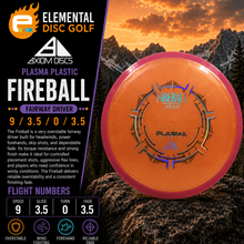 Axiom Plasma Fireball (9/3.5/0/3.5) - Elemental Disc Golf