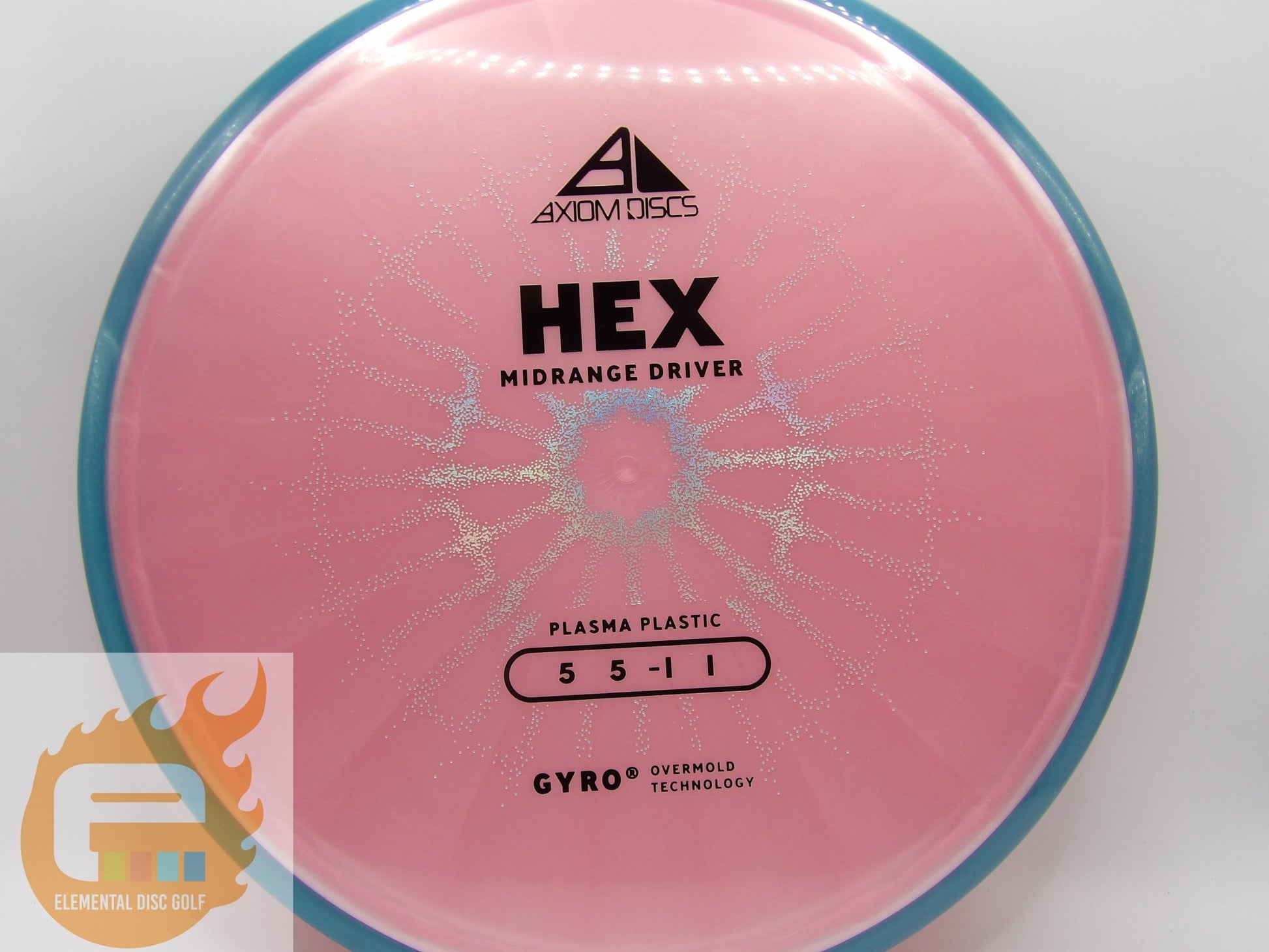 Axiom Plasma Hex (5/5/-1/1) - Elemental Disc Golf