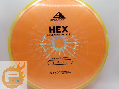 Axiom Plasma Hex (5/5/-1/1) - Elemental Disc Golf