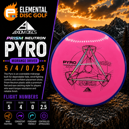 Axiom Prism Neutron Pyro (5/4/0/2.5) - Elemental Disc Golf
