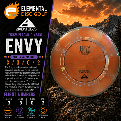 Axiom Prism Plasma Envy (3/3/0/2) - Elemental Disc Golf