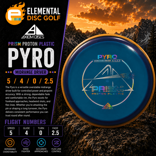 Axiom Prism Proton Pyro (5/4/0/2.5) - Elemental Disc Golf