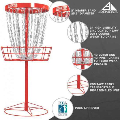 Axiom Pro Disc Golf Practice Basket - Elemental Disc Golf