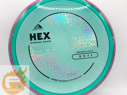 Axiom Proton Hex (5/5/-1/1) - Elemental Disc Golf