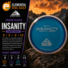 Axiom Proton Insanity (9/5/-2/1.5) - Elemental Disc Golf