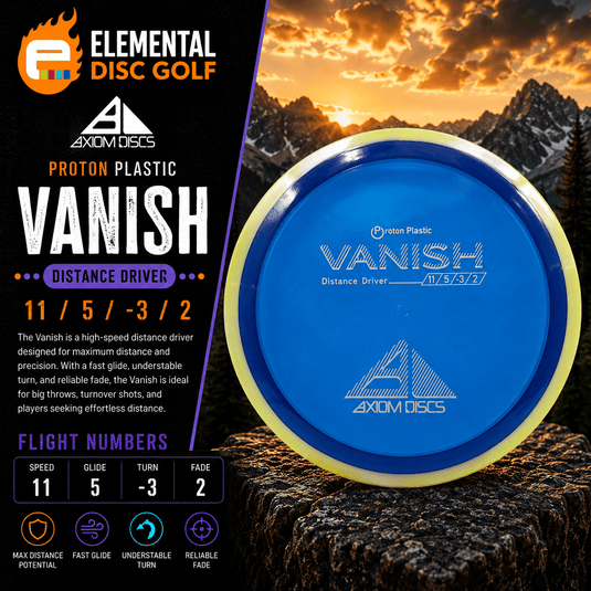 Axiom Proton Vanish (11/5/-3/2) - Elemental Disc Golf