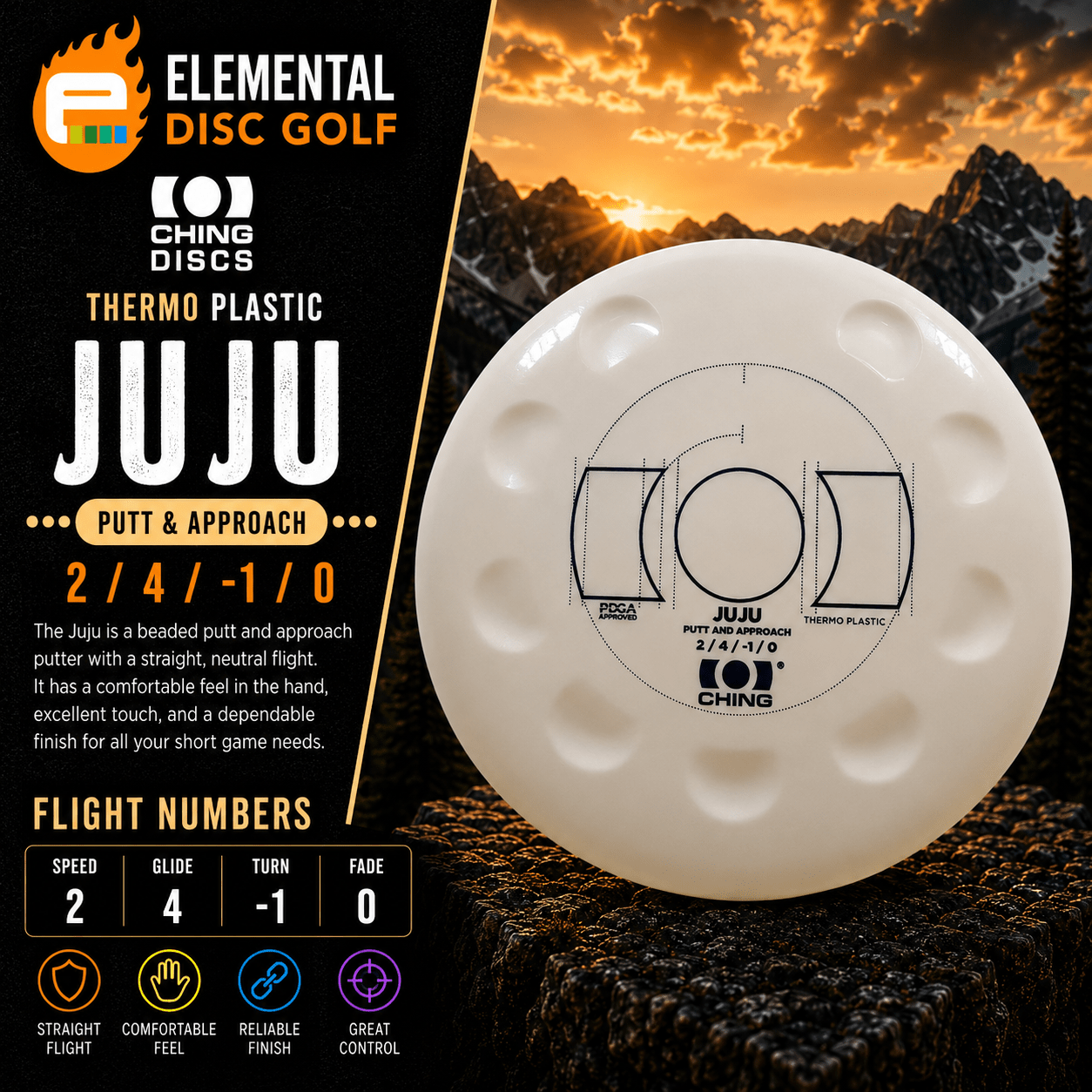 Ching Discs Thermo Juju (2/4/-1/0) - Elemental Disc Golf