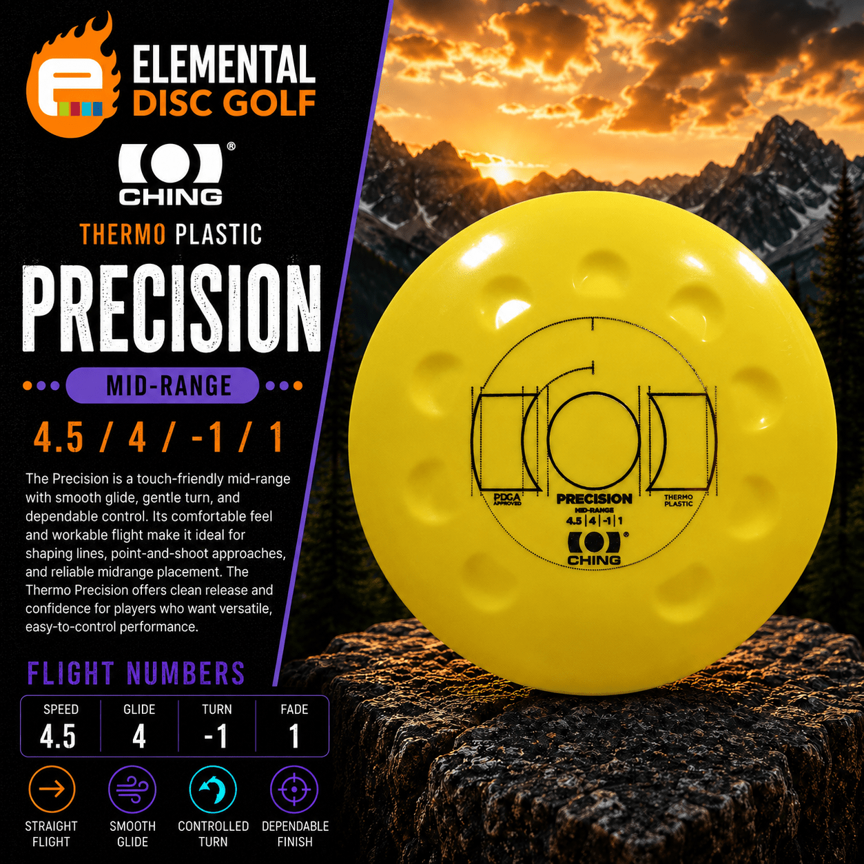 Ching Thermo Precision (4.5/4/-1/1) - Elemental Disc Golf