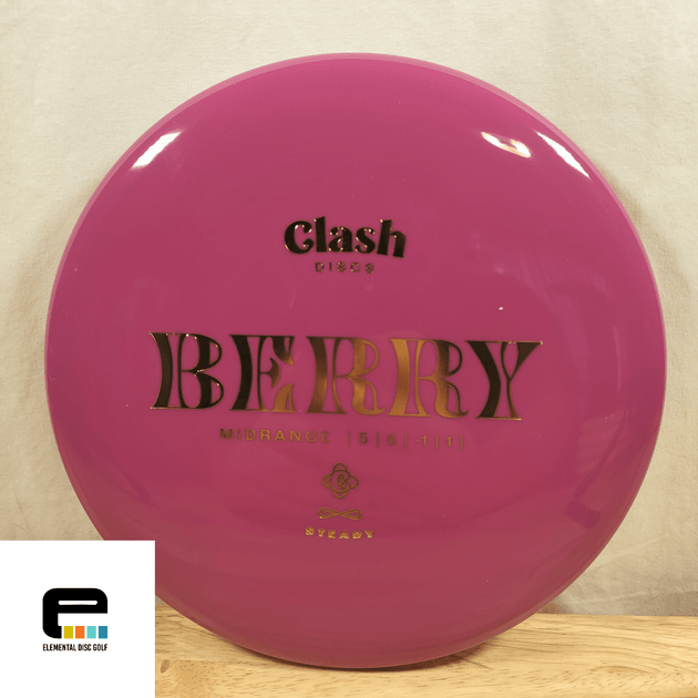 Clash Discs Steady Berry - Elemental Disc Golf