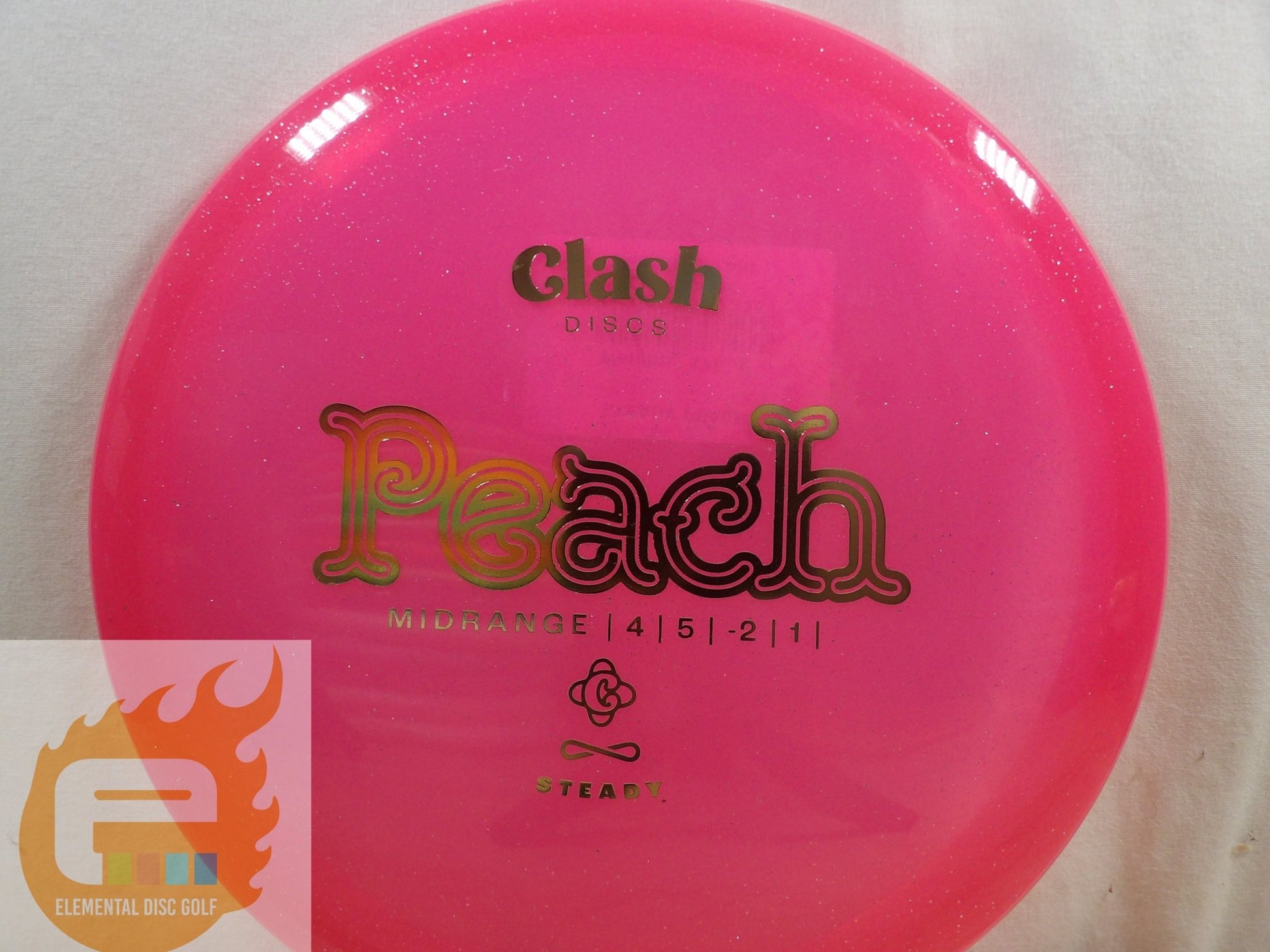 Clash Discs Steady Peach (4/5/ - 2/1) - Elemental Disc Golf