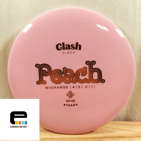 Clash Discs Steady Peach - Elemental Disc Golf