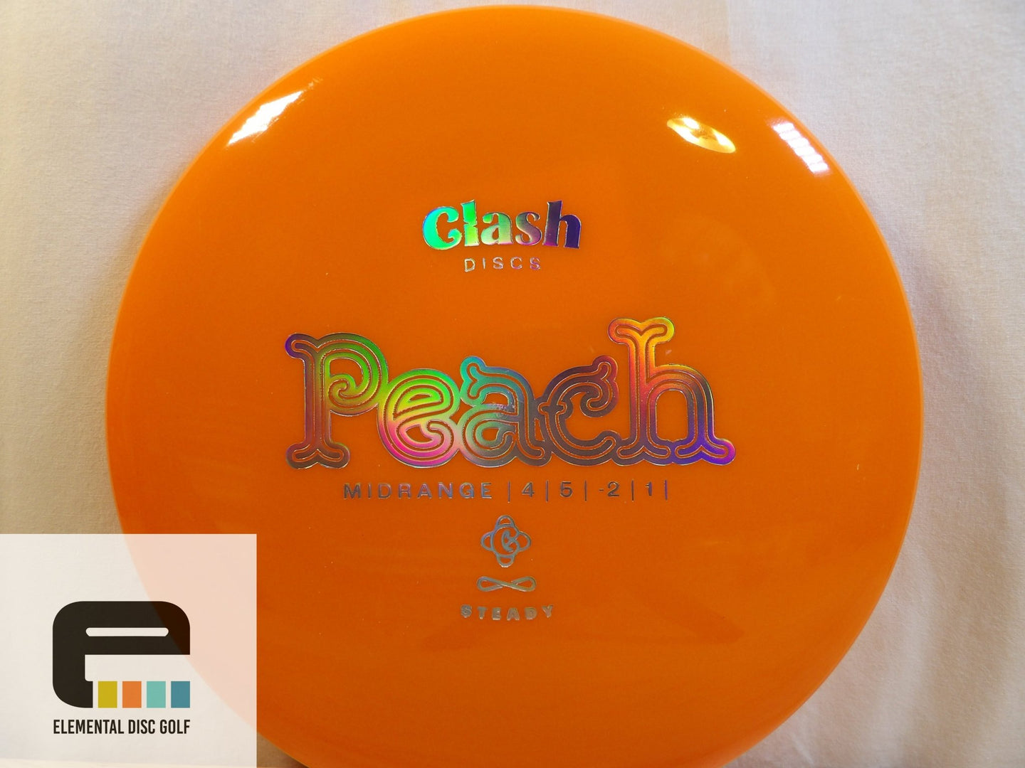 Clash Discs Steady Peach - Elemental Disc Golf