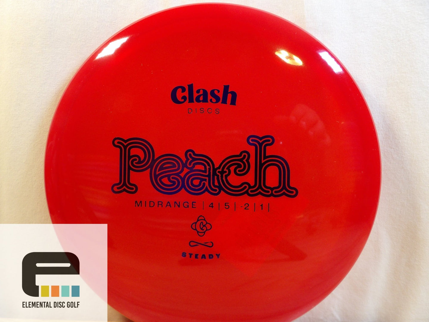 Clash Discs Steady Peach - Elemental Disc Golf