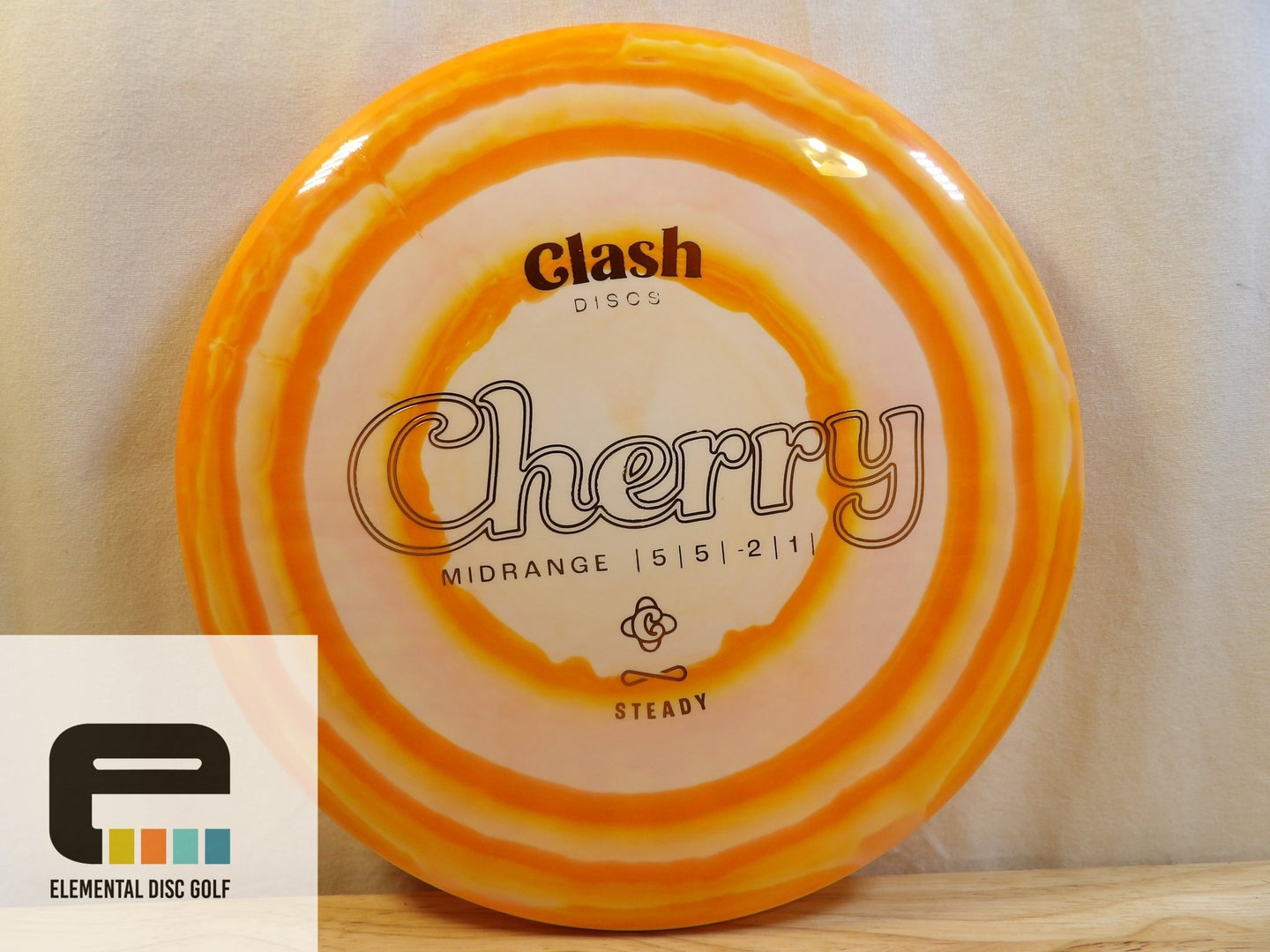 Clash Discs Steady Ring Cherry - Elemental Disc Golf