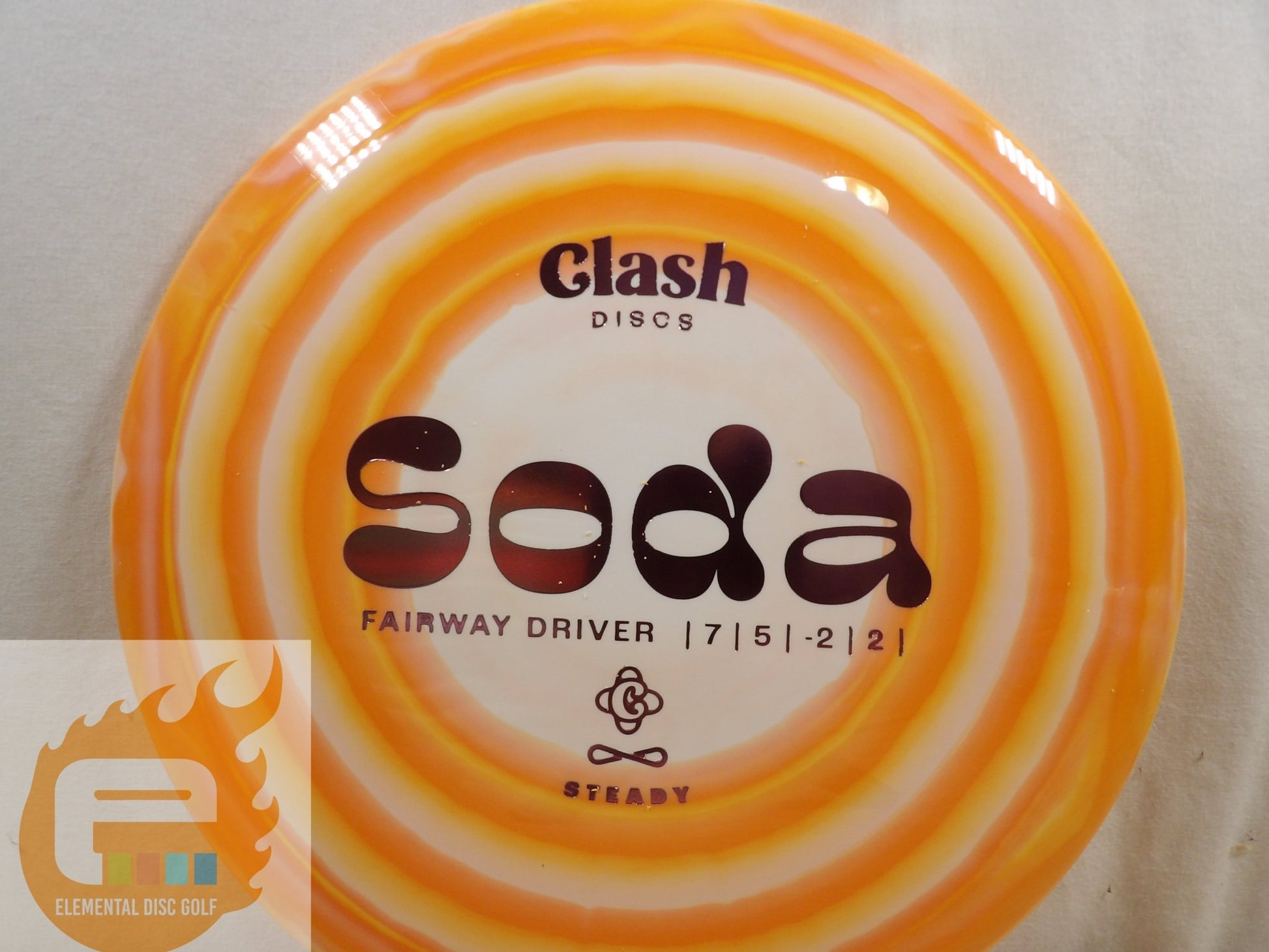 Clash Discs Steady Ring Soda (7/5/ - 2/2) - Elemental Disc Golf