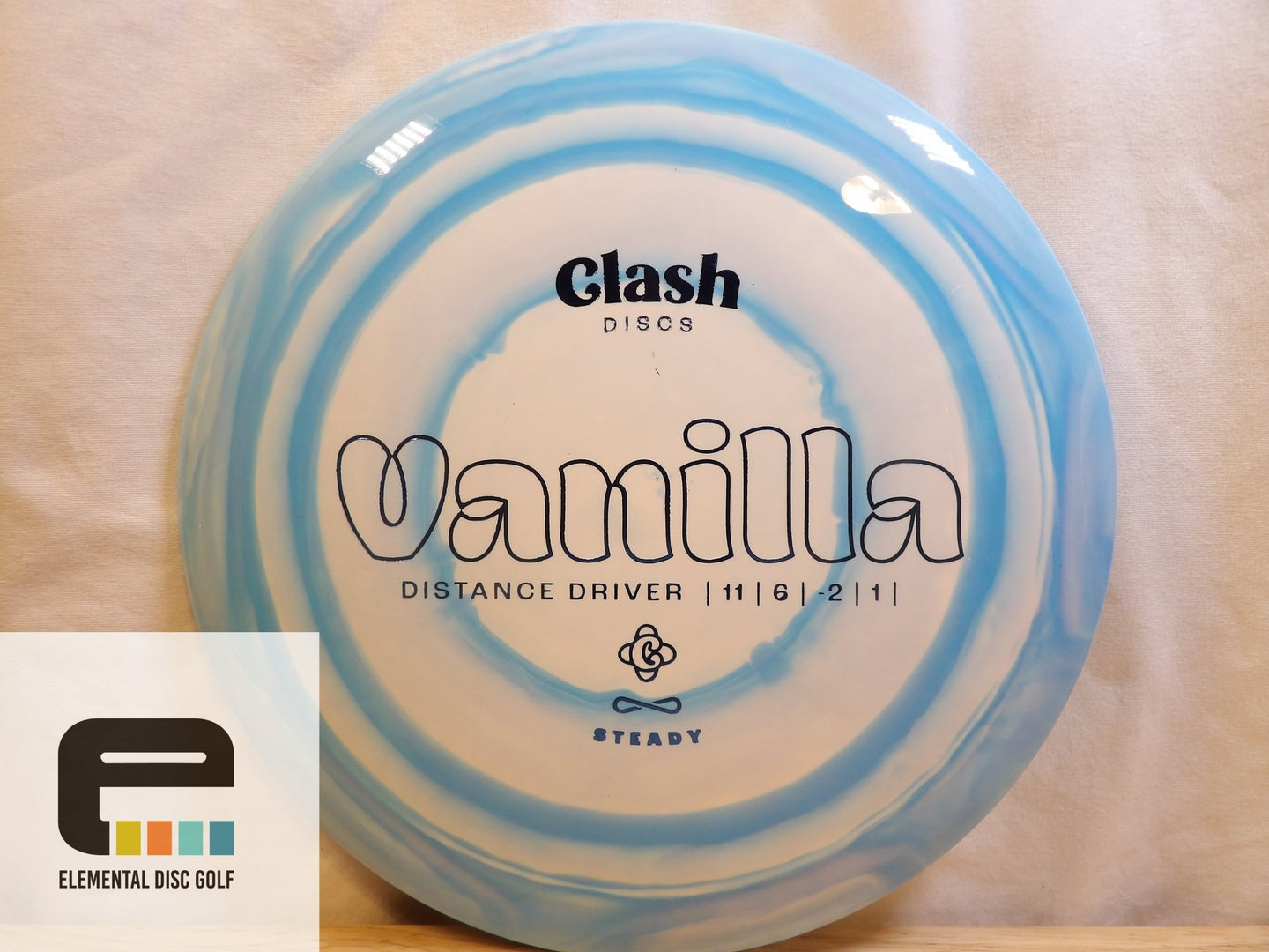 Clash Discs Steady Ring Vanilla - Elemental Disc Golf