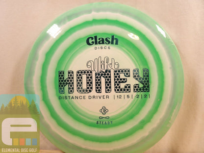 Clash Discs Steady Ring Wild Honey (12/5/ - 2/2) - Elemental Disc Golf