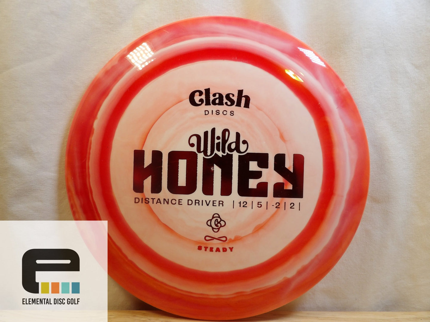 Clash Discs Steady Ring Wild Honey - Elemental Disc Golf