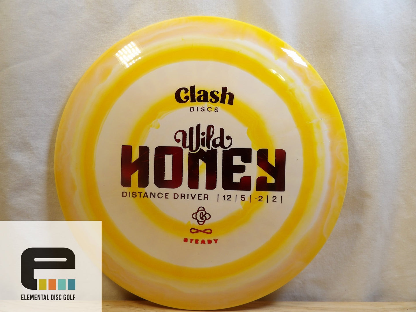 Clash Discs Steady Ring Wild Honey - Elemental Disc Golf