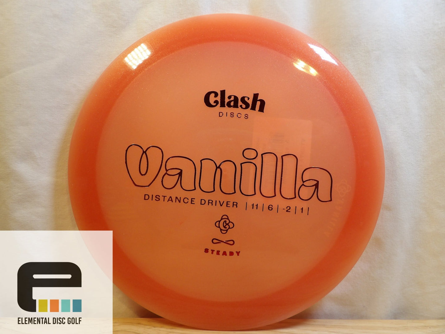 Clash Discs Steady Vanilla - Elemental Disc Golf