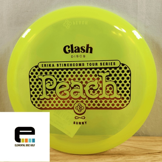 Clash Discs Sunny Peach (Erica Stinchcomb Tour Series) - Elemental Disc Golf