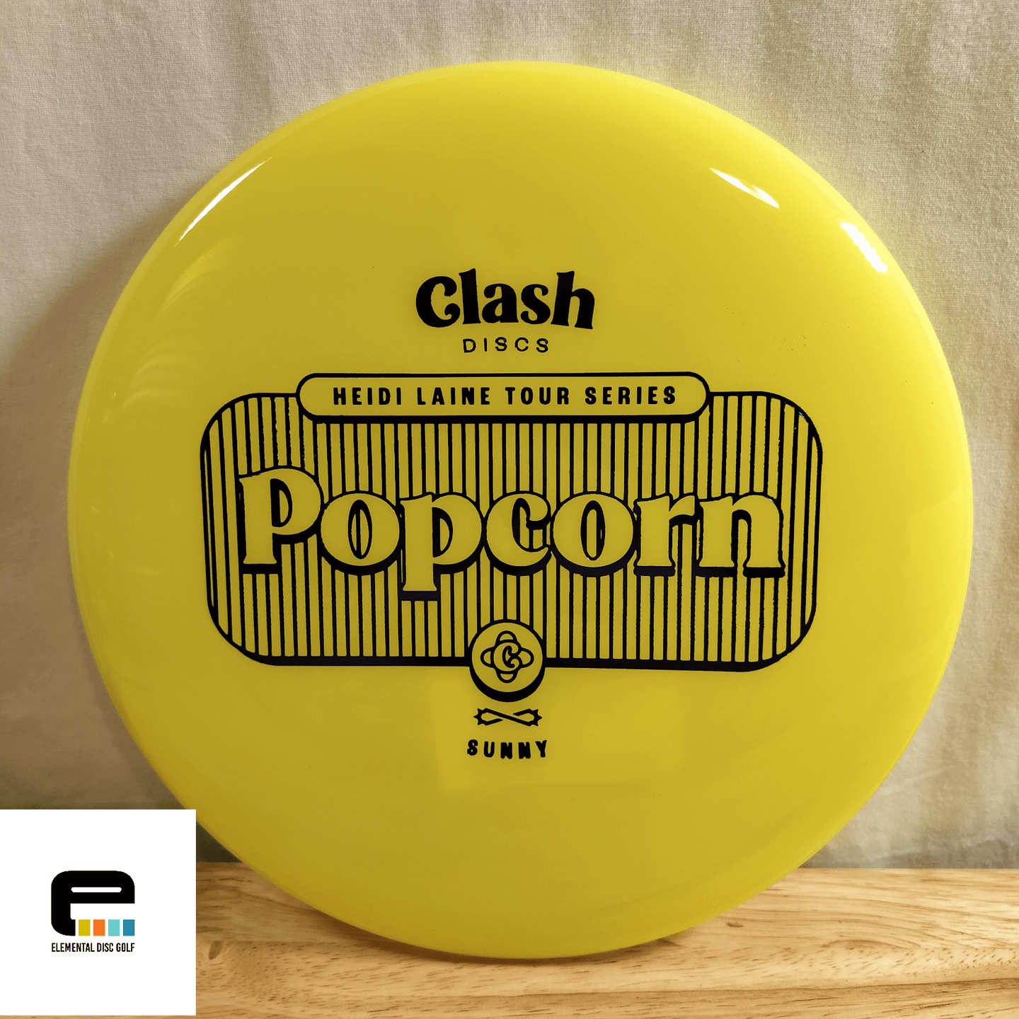 Clash Discs Sunny Popcorn (Heidi Lane Tour Series) - Elemental Disc Golf