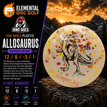 Dino Discs Egg Shell Allosaurus (12/6/-3/1) - Elemental Disc Golf